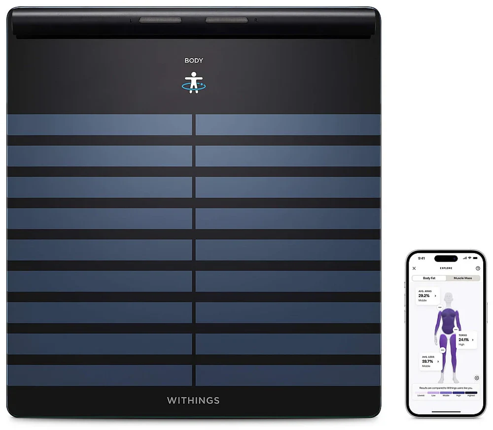 Withings smart scale and phone app